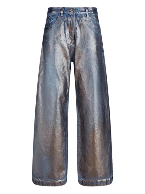 The Attico belt-loops jeans - Silver - zdjęcie produktu nr 1