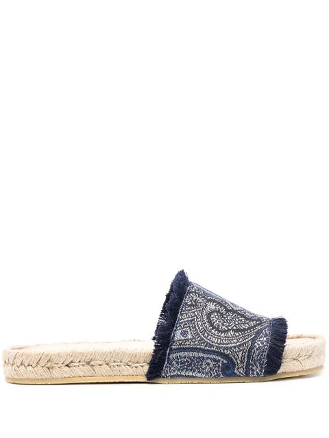 ETRO paisley open-toe sandals - Blue - zdjęcie produktu nr 1