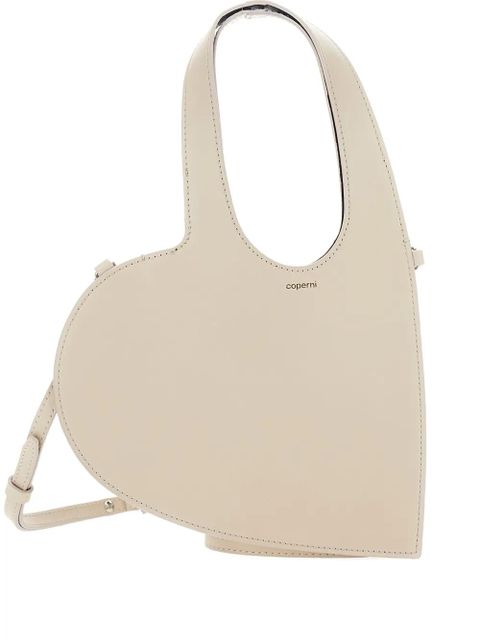 Coperni Baby Heart logo-print shoulder bag - Neutrals