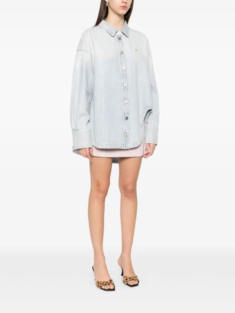 The Attico Diana shirt jacket - Blue - zdjęcie produktu nr 2