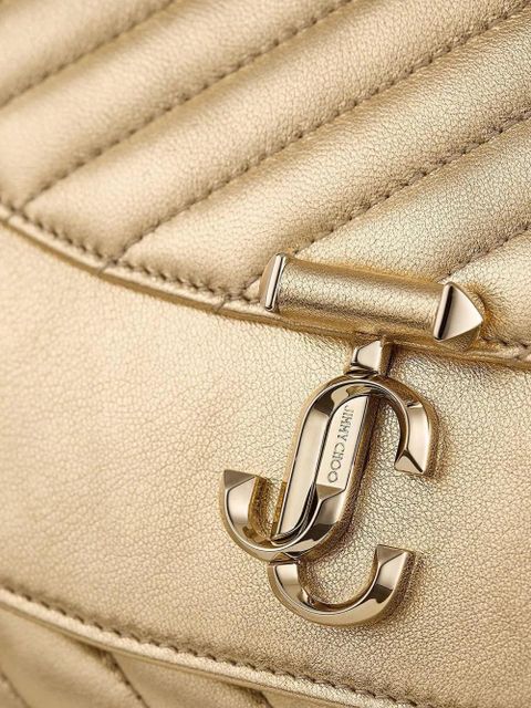 Jimmy Choo Avenue clutch bag - Gold