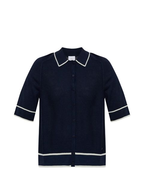 BOGNER Peaches contrast-collar cardigan - Blue - zdjęcie produktu nr 1