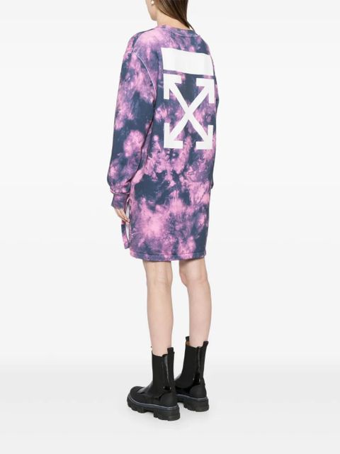 Off-White Arrows tie-dye sweatshirt dress - Pink - zdjęcie produktu nr 2