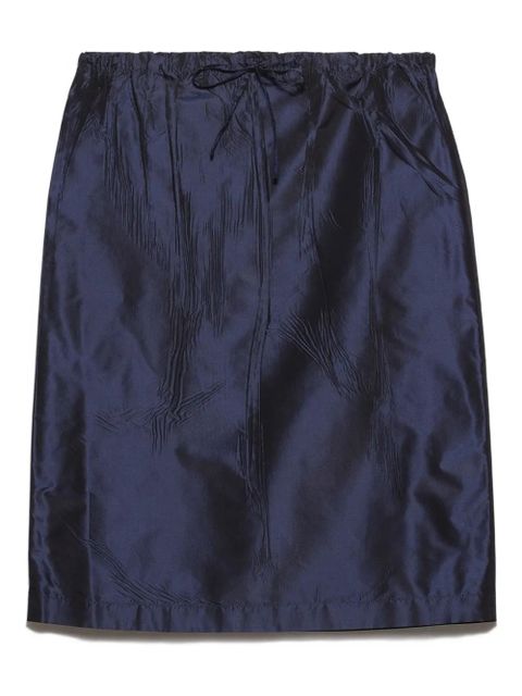 Prada drawstring midi pencil skirt - Blue - zdjęcie produktu nr 1