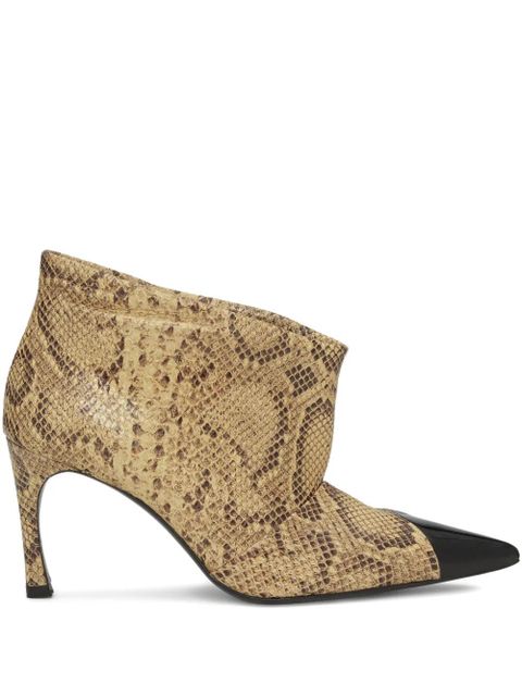 ROTATE BIRGER CHRISTENSEN pointed-toe leather boots - Neutrals - zdjęcie produktu nr 1