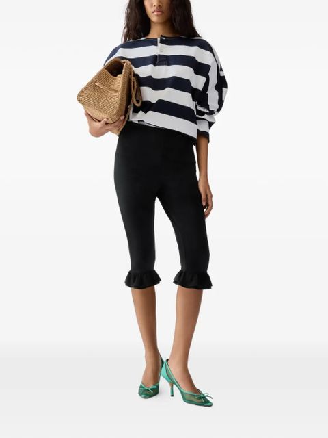 Jacquemus Playa ruffled shorts - Black