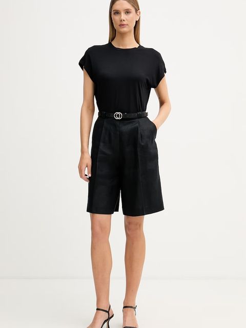 Sisley T-shirt basic damski z wiskozy - zdjęcie produktu nr 1