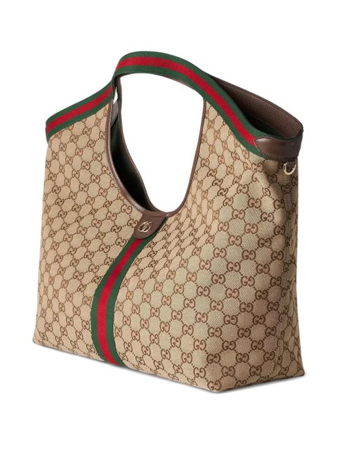 Gucci large Giglio GG-motif tote bag - Neutrals