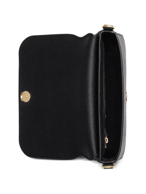 Lauren Ralph Lauren embossed-logo shoulder bag - Black