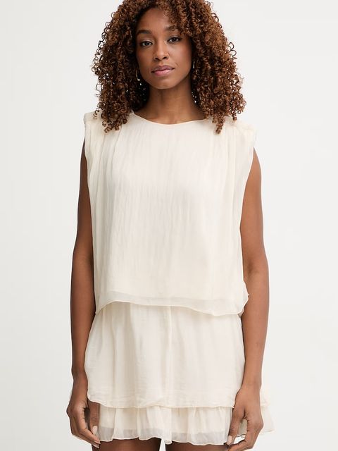 Haveone top damski z dodatkiem jedwabiu - zdjęcie produktu nr 2