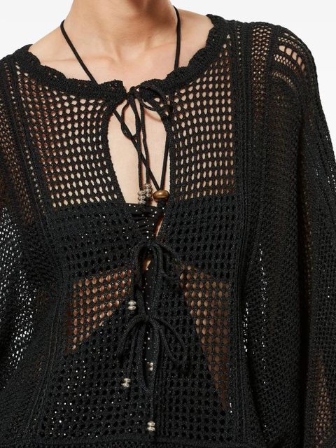 ISABEL MARANT Metins beaded dress - Black