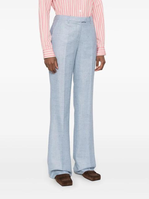 ETRO speckled trousers - Blue