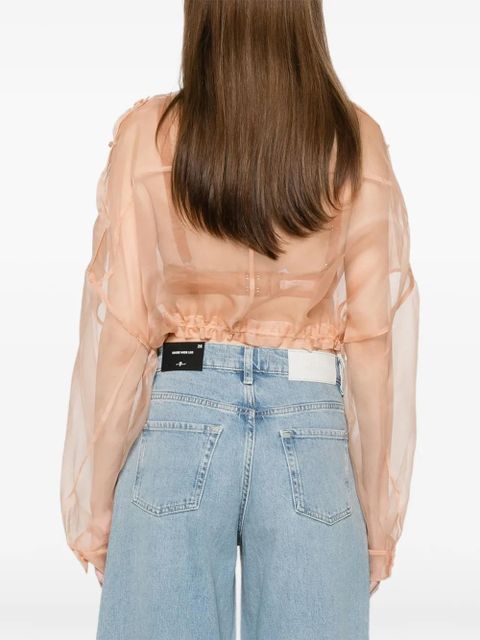 PINKO Logan Caban pocket buttoned jacket - Neutrals