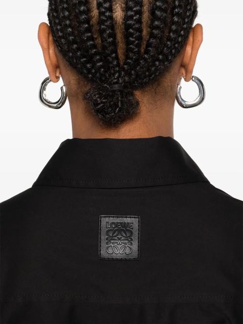 LOEWE drawstring balloon mini dress - Black - zdjęcie produktu nr 2