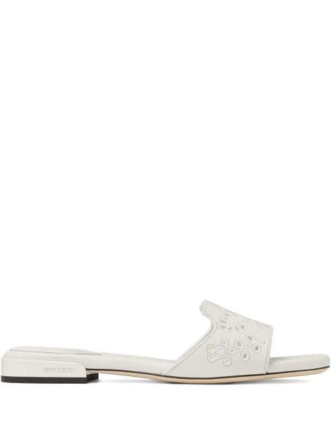 Jimmy Choo Ariane flat sandals - White - zdjęcie produktu nr 1