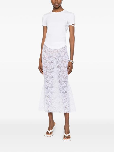 Oséree lace midi skirt - White - zdjęcie produktu nr 2