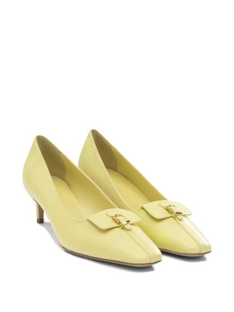 KHAITE Celia Pocke buckle pumps - Yellow - zdjęcie produktu nr 2