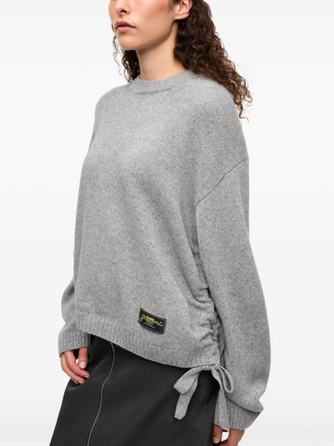 GANNI drawstring sweater - Grey