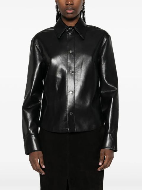 Nanushka cut-out shirt - Black