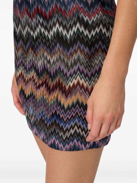 Missoni zigzag knit skirt - Black