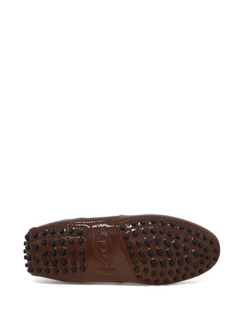 Tod's Gommino chain-detail loafers - Brown