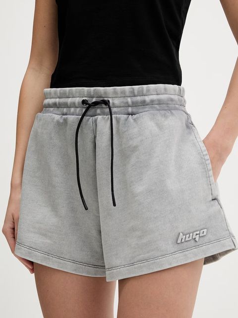 HUGO Blue szorty dresowe damskie bawełniane Norlina_B_1 - zdjęcie produktu nr 2