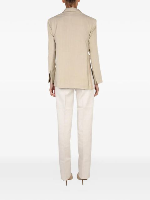 Jacquemus Baccala knotted jacket - Neutrals