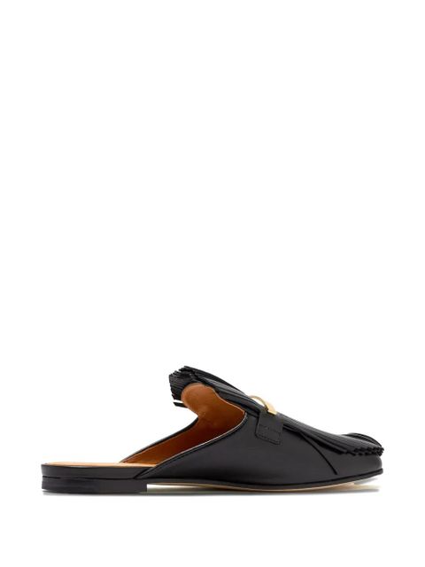 Tod's fringe-detailed mules - Black - zdjęcie produktu nr 2