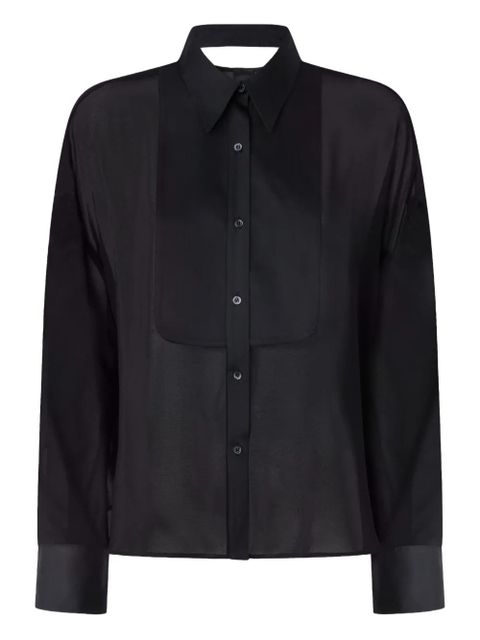 PINKO pleated-panel shirt - Black - zdjęcie produktu nr 1