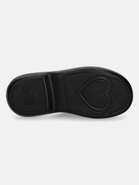 Love Moschino klapki damskie kolor czarny na platformie JA28207I0MI40000 - zdjęcie produktu nr 2