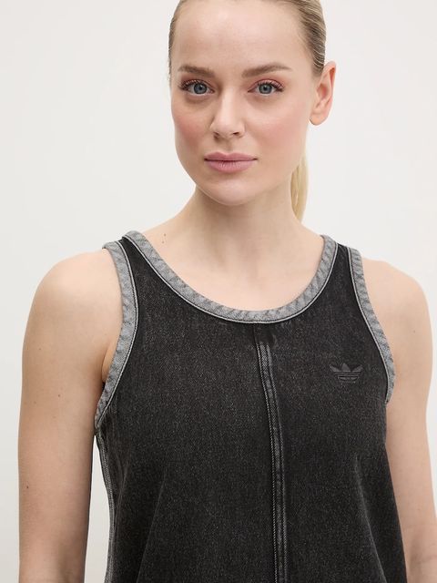 adidas Originals sukienka jeansowa DENIM 3S DRESS