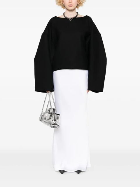 ENTIRE STUDIOS wool top - Black - zdjęcie produktu nr 2