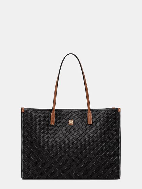 Tommy Hilfiger torebka tote damska z imitacji skóry - zdjęcie produktu nr 1
