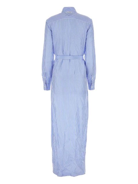 Prada striped shirt maxi dress - Blue - zdjęcie produktu nr 2