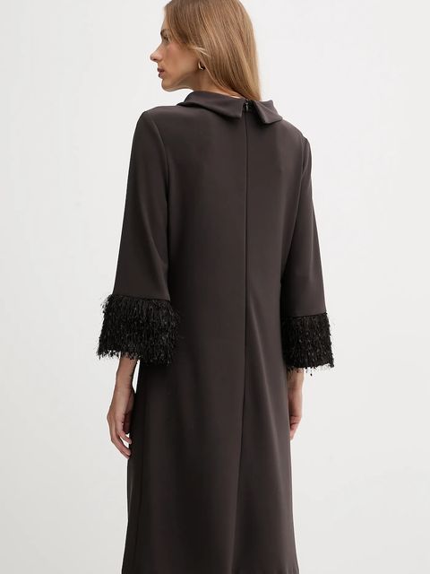 Joseph Ribkoff sukienka kolor brązowy midi prosta 253054F25