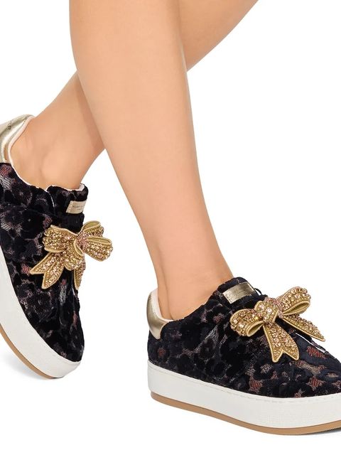 Kurt Geiger London sneakersy Laney Bow damskie kolor czarny 31566689