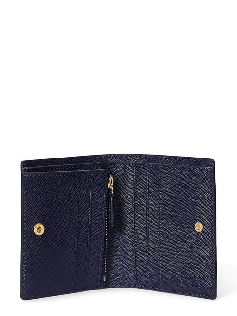 Lauren Ralph Lauren portfel skórzany damski kolor granatowy 432962113 - zdjęcie produktu nr 2