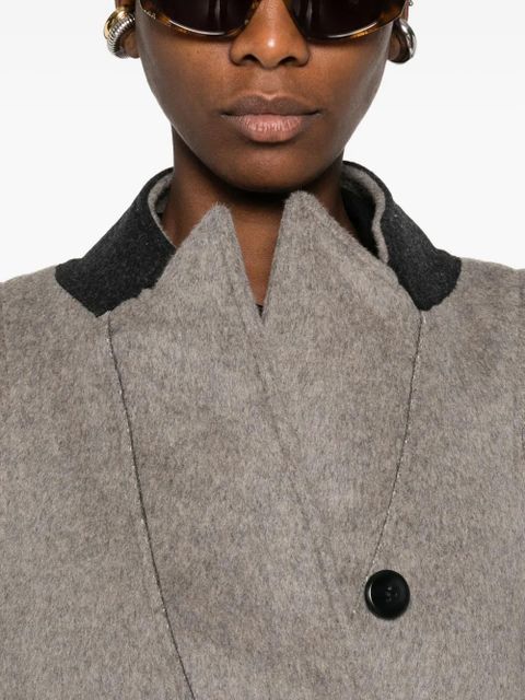 ENTIRE STUDIOS Vantage panelled coat - Grey