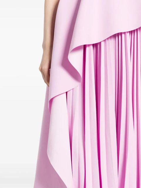 Solace London The Severny peplum midi dress - Pink