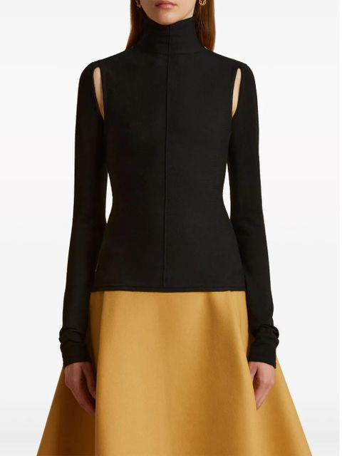 KHAITE The Marlowe wool sweatshirt - Black