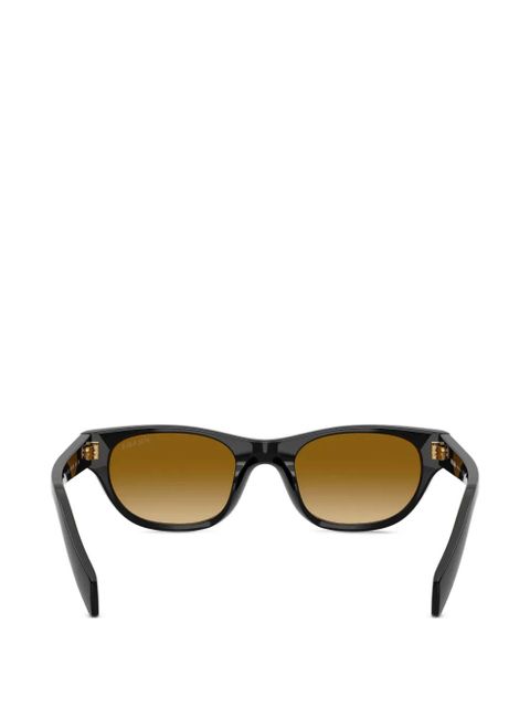 Prada Eyewear browline sunglasses - Black