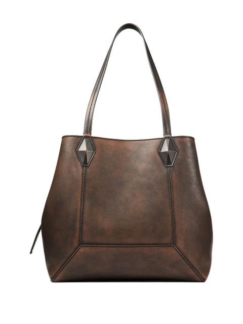 Jimmy Choo medium Diamond leather shoulder bag - Brown - zdjęcie produktu nr 2