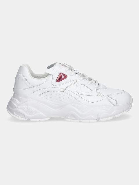 Just Cavalli sneakersy skórzane damskie kolor biały 79RA3SL1ZPB48003