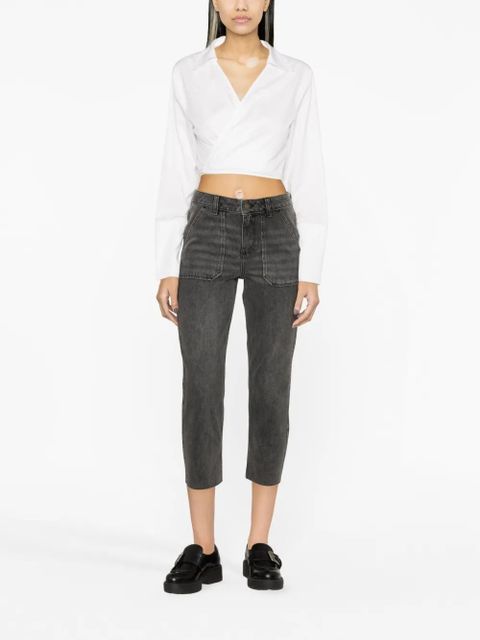 Ba&Sh Elly mid-rise straight-leg jeans - Grey - zdjęcie produktu nr 2