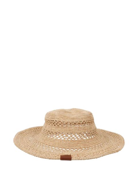Ruslan Baginskiy crochet-knit straw hat - Neutrals - zdjęcie produktu nr 2