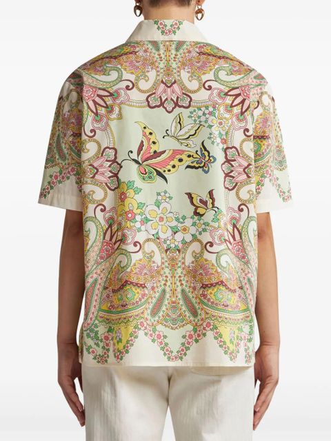 ETRO floral-print shirt - White - zdjęcie produktu nr 2