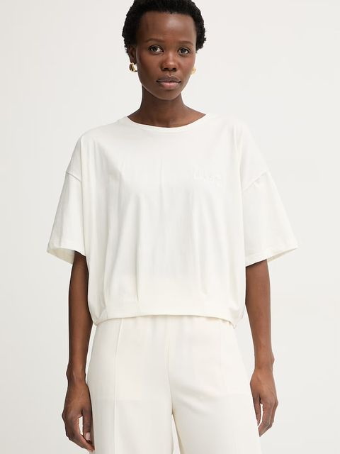 Liu Jo t-shirt damski bawełniany - zdjęcie produktu nr 2