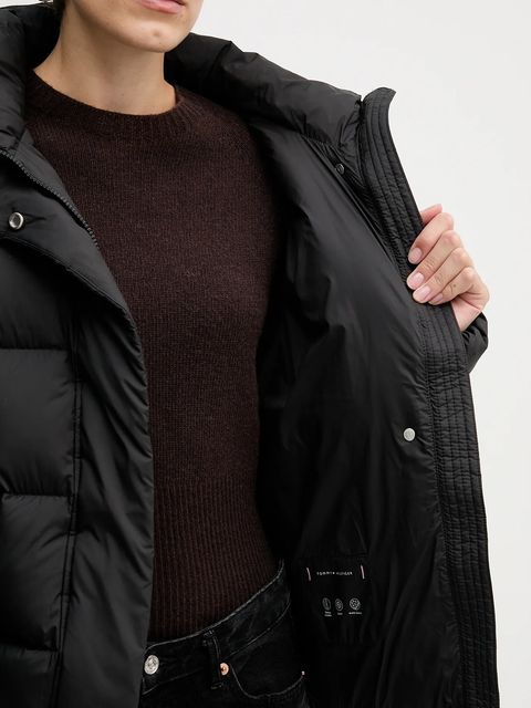 Tommy Hilfiger kurtka puchowa kolor czarny zimowa WW0WW45739