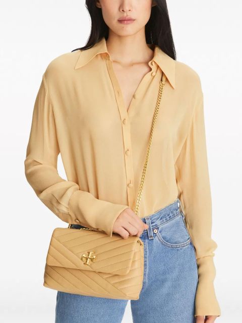 Tory Burch small Kira Chevron convertible shoulder bag - Yellow