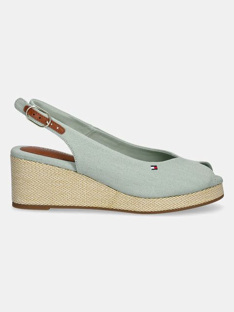Tommy Hilfiger sandały FLAG MID WEDGE ESPAD SLINGBACK - zdjęcie produktu nr 1